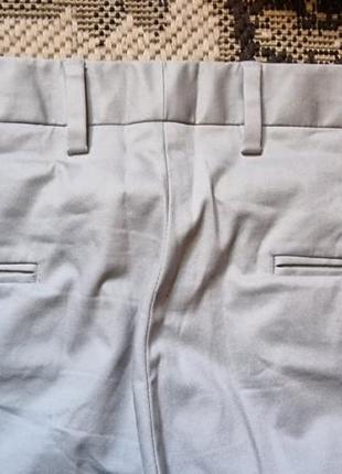 Брендові фірмові легкі демісезонні літні бавовняні стрейчеві брюки reiss,оригінал,нові,розмір 34.3 фото