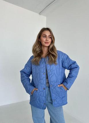 Стьобана куртка вільного крою до -5⁰с🍂❄️