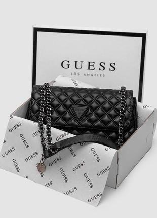 Сумочка guess cordelia flap shoulder bag black1 фото