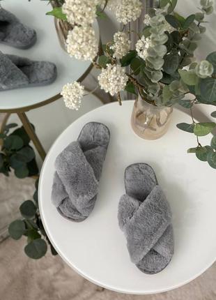 ⭐⭐⭐⭐⭐ пушистые тапули с мехом, тапки с мехом, тапочки пушистые, тапочки искусственный мех