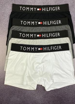 Чоловічі труси tommy hilfiger. набір боксерів томмі хілфігер 5 штук5 фото