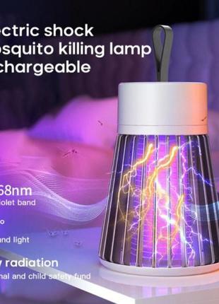 Уничтожитель насекомых для дома electronic sshock mosquito killing lamp на аккумуляторе