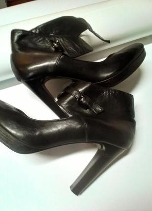Ykx &amp; co (италия) кожаные туфли размер 40 (26,3-26,5 см)6 фото
