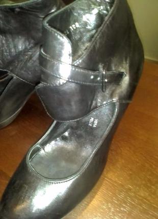 Ykx &amp; co (италия) кожаные туфли размер 40 (26,3-26,5 см)8 фото