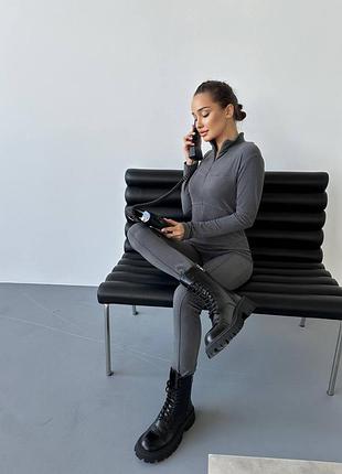 ✨️ стильный флисовый женский комбинезон на осень и зиму, теплый и приятный к телу, отличное качество пошива и ткани