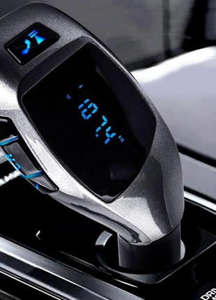Автомобильный bluetooth fm модулятор x5 вт для автомагнитолы, mp3/фм трансмиттер ws152444 фото