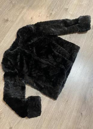 Куртка жіноча zara зі штучного хутра