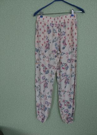 Легкі брюки із віскози літні штани в принт