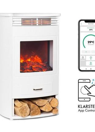Электрический камин bormio wh klarstein (10035087) с дефектом