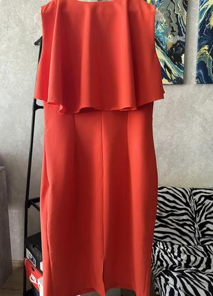 Яскрава помаранчева сукня2 фото