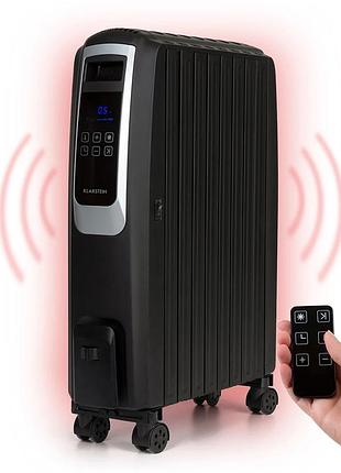 Масляный радиатор klarstein thermaxx noir (10034253) с пультом
