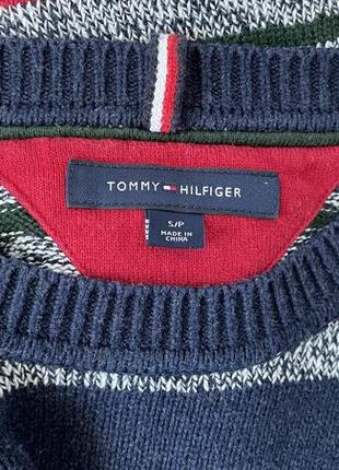Вінтажний бавовняних светр, кофта, світшот tommy hilfiger5 фото