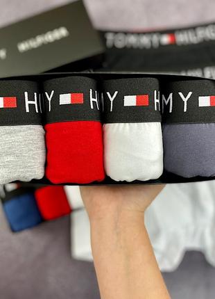 Набор мужских трусов tommy hilfiger (хлопковые мужские трусы, 5 шт)2 фото