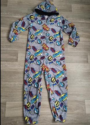 Махрова тепла піжама, теплий плюшевий комбінезон, ромпер, кегуру, піжама, жіночий одяг, жіноче взуття