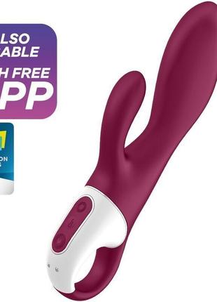 Вибратор кролик satisfyer heated affair