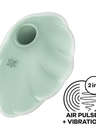 Вакуумный вибратор satisfyer cloud dancer (mint)