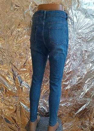 🩷 распродажа! синие стильные модные джинсы 🩷4 фото