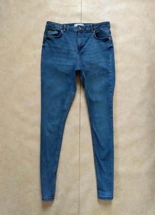 Стильные джинсы скинни с высокой талией denim co, 14 pазмер.1 фото