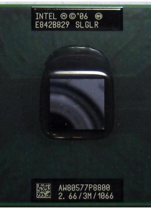 Процессор для ноутбука intel core 2 duo p8800 2.66ghz/3m/25w socket p б/у