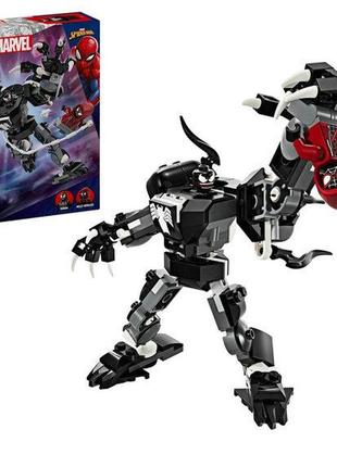 Конструктор лего марвел венома проти майлза моралеса lego marvel venom mech armor vs. miles morales 76276