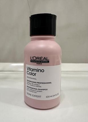 Шампунь для фарбованого волосся l'oreal professionnel serie expert vitamino color resveratrol shampoo