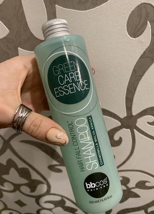 Шампунь для контролю випадіння волосся bbcos green care essence hair fall control shampoo 250 мл