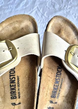 Жіночі капці шльопанці ортопедичні birkenstock madrid5 фото