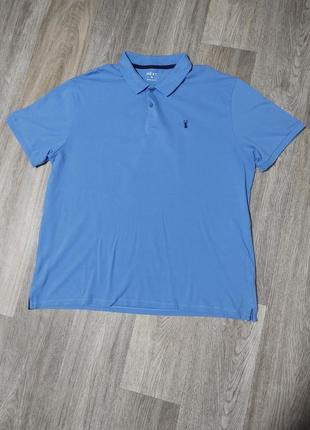 Мужская футболка / next / поло / синяя футболка / мужская одежда / чоловічий одяг /