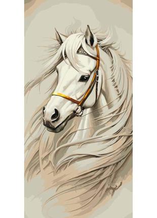 Картина по номерам "ветер свободы" с металлизированными красками 40*80 см. art craft