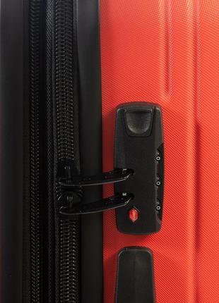 Дорожня валіза 2 шт abs-пластик fashion 804 orange2 фото