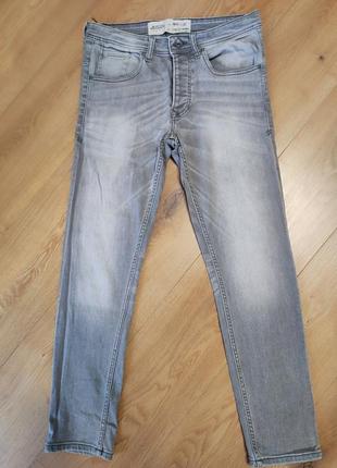 Джинси чоловічі сірі slim burton denim man, розмір m