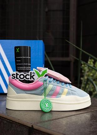 Р.36-40 кроссовки adidas campus x bad bunny moon pink ad0779 фото