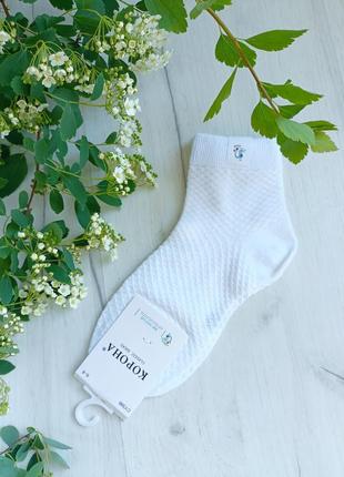 Білосніжні шкарпетки для дівчаток 3-5р.2 фото