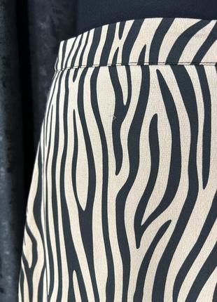 Легкая сатиновая юбка миди размер м-l8 фото