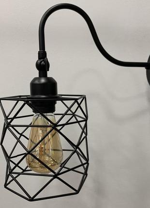 Черное бра (56-wpr105f3-1 bk)