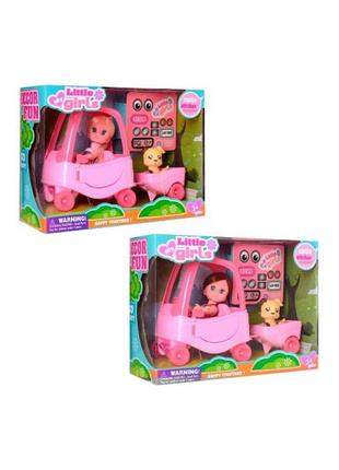 Кукла с машинкой и домашним любимцем