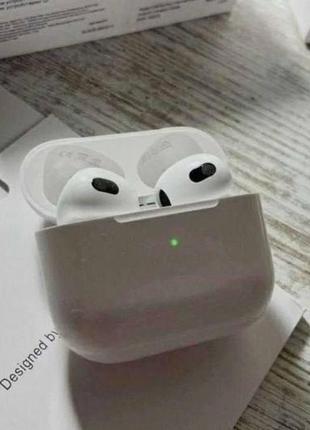 Топові навушники airpods 3 гіроскоп для музики та дзвінків (чип huilian)