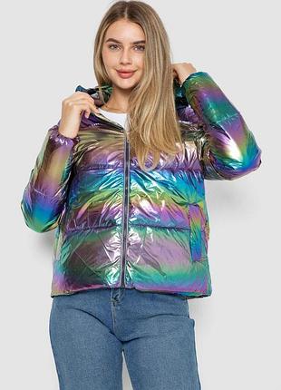 Куртка женская демисезонная плащевка, цвет сиреневый, 243r2022-4