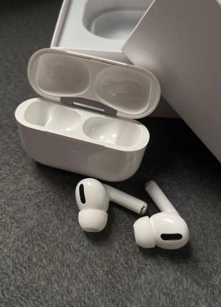 Люкс качество наушники airpods про 1 бюджетная версия чип джерри