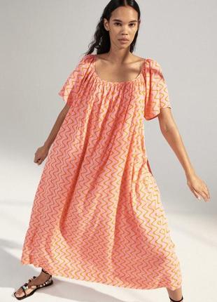 Легкое платье сарафан миди макси3 фото