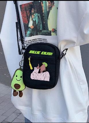 Сумка через плечо billie eilish, билли айлиш