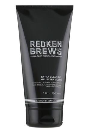 Гель для укладки redken brews for men extra clean gel