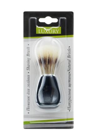 Помазок для бритья beauty luxury с натуральным ворсом pb-07