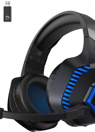 Сток без упаковки ігрові гарнітури captain 100 бездротові для ps5, ps4, mac, switch, пк, комп'ютера - 2,4 ггц бездротові