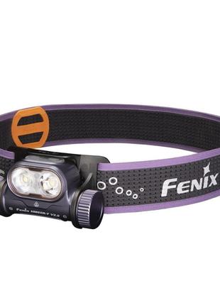 Ліхтар налобний fenix hm65r-t v2.0 темно-фіолетовий
