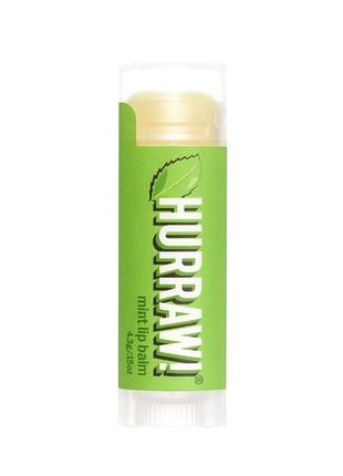 Бальзам для губ «м’ята» hurraw! mint lip balm (4,8г)