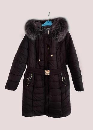 Жіноче зимове пальто великого розміру