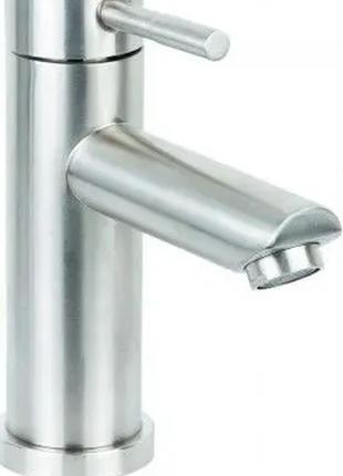 Змішувач kt ø35 для раковини литий на гайці ss aquatica (kt-1a170p)