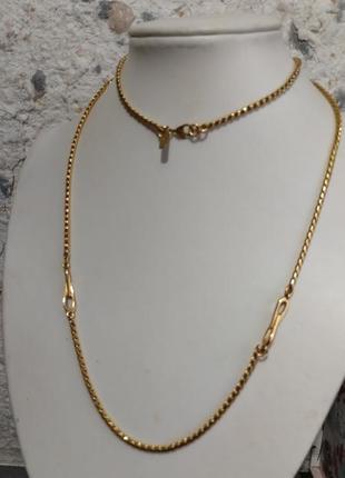 Monet американский винтаж колье в золотом тоне