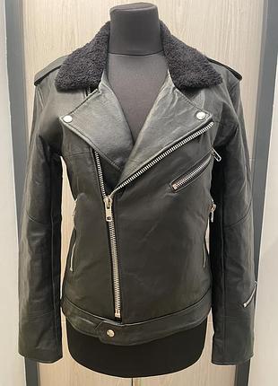 Кожаная женская куртка deadwood l